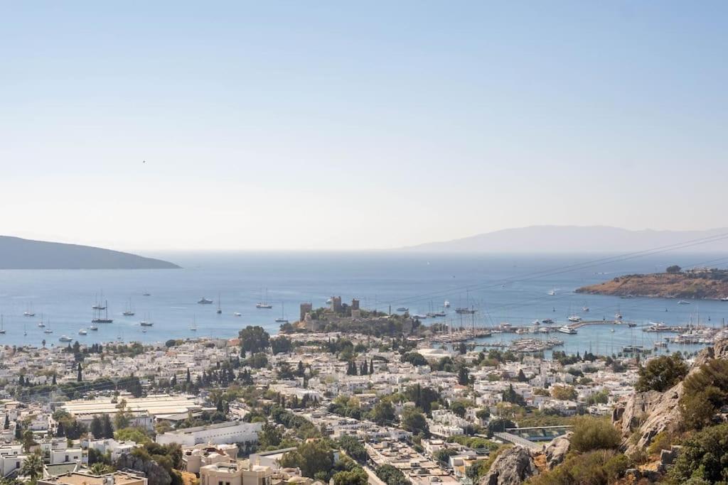 Bodrum Burcu Residence, Magnificent Sea View, Cozy, Free Otopark, Free Wifi ภายนอก รูปภาพ