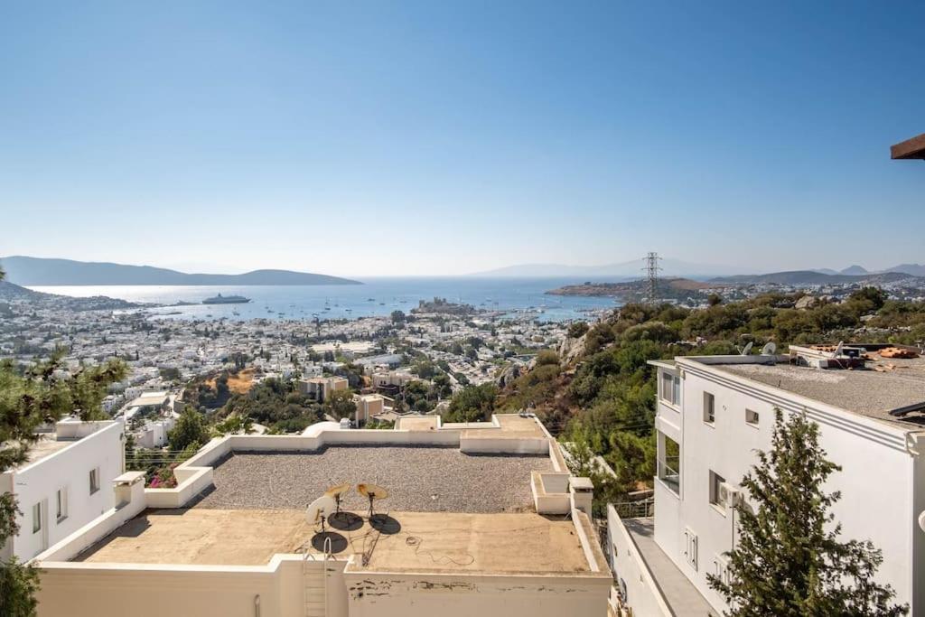 Bodrum Burcu Residence, Magnificent Sea View, Cozy, Free Otopark, Free Wifi ภายนอก รูปภาพ